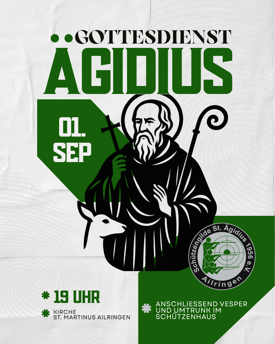 Gottesdienst zu Ehren des Heiligen Ägidius