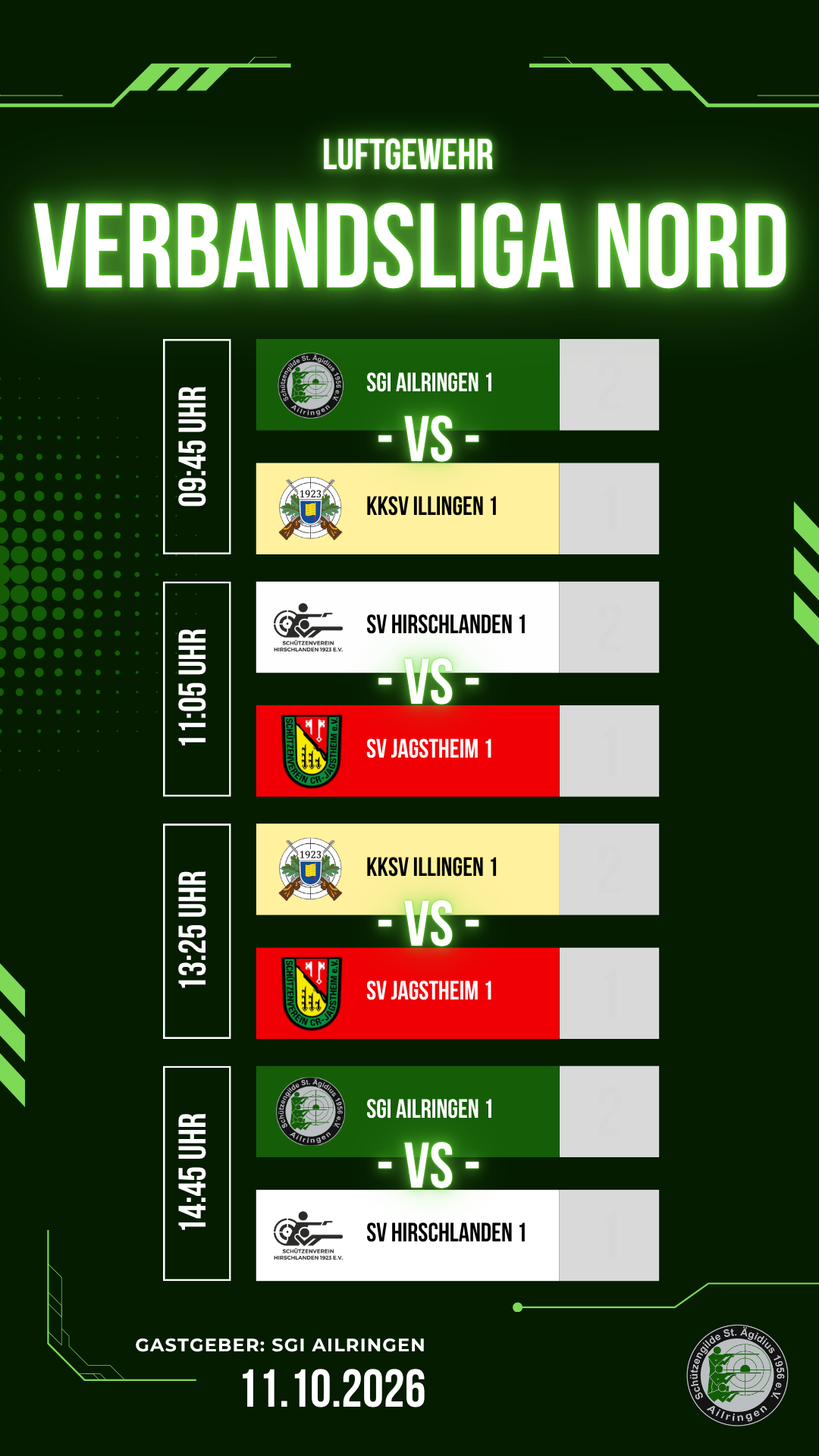 Heimauftakt in der Verbandsliga Nord